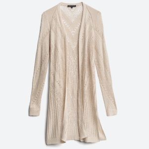 Love Ellie Cheril Pointelle Duster Cardigan